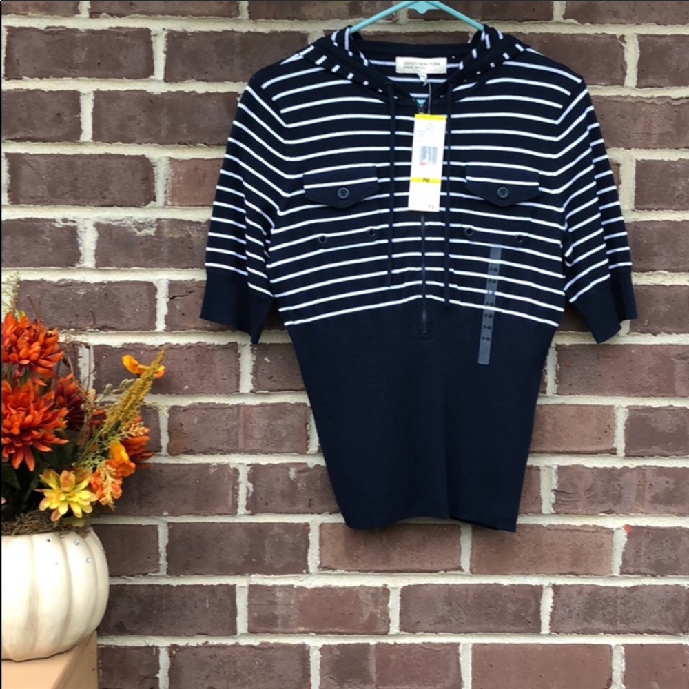 Jones New York Swiss Navy quarter sleeve…